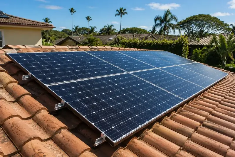 Installation de panneaux solaires à Dorres